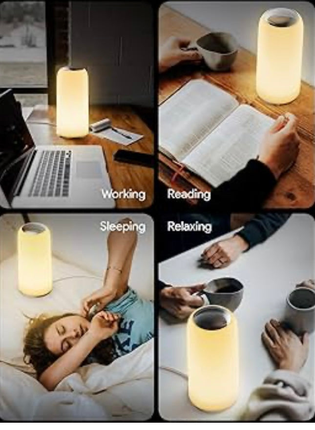 AUKEY TOUCH LAMP / WHITE & COLOUR