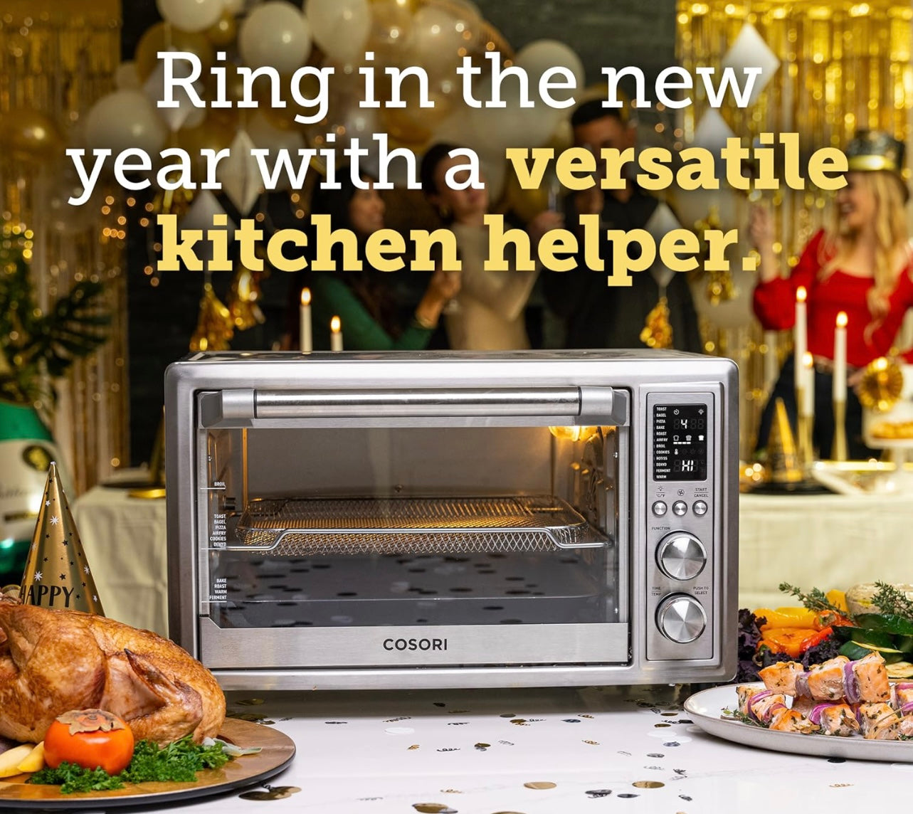 COSORI ALL IN 1 AIR FRYER & TOASTER OVEN