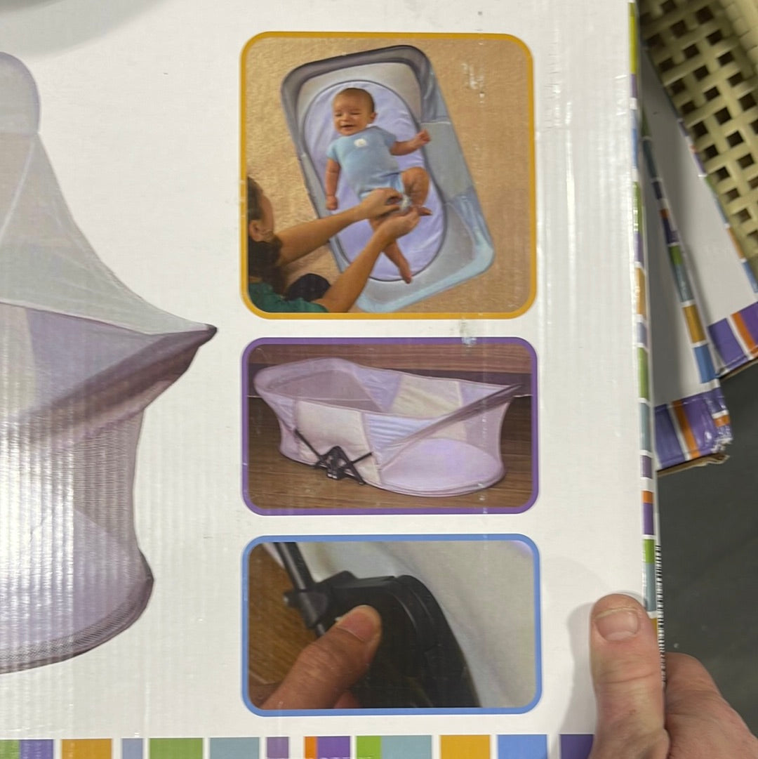 BABY TRAVEL BASSINET FOLDING WITH BUG NET