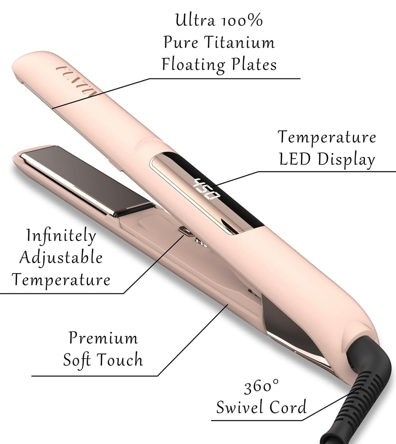 Titanium Haor Straighner