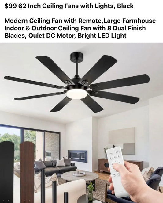Ceiling Fan 62 inch