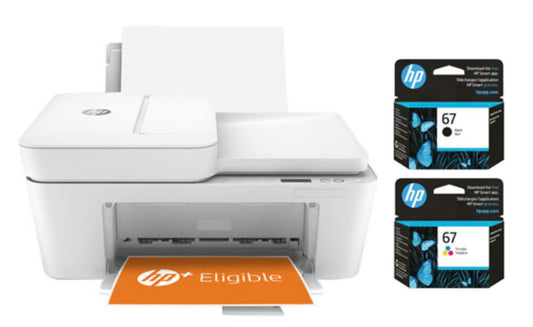 HP DESKJET 4155e ALL IN ONE WIRELESS PRINTER with ink